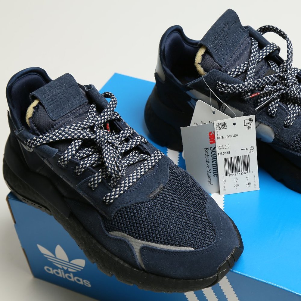 New Adidas Nite Jogger 3M Sz 7 Men's Boost EE5858